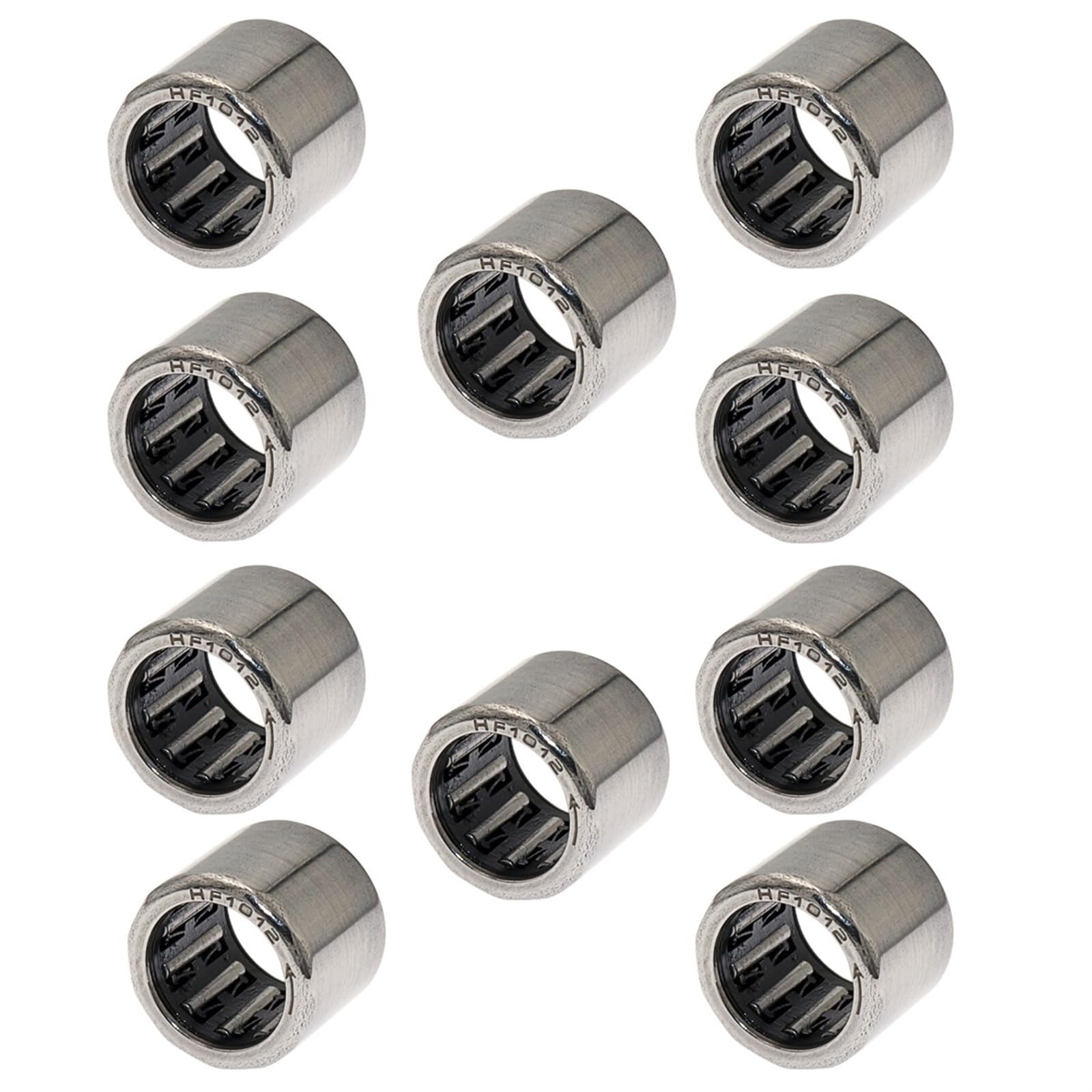HYUJNAFZR 10PCS HF1012 HF101412 10x14x12 10 * 14 * 12 One Way Needle Bearing Clutch Needle Roller Bearings
