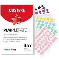 Vista 11 de Parches para espinillas de la cara, apósitos hidrocoloides para acné, lindas cubiertas de espinillas en forma de estrella, pegatinas coloridas
