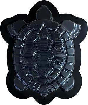 Turtle Shape Stepping Stone Mold Reusable DIY Concrete Mold for Garden Pathways, Easy to Use, Turtle Garden Decor