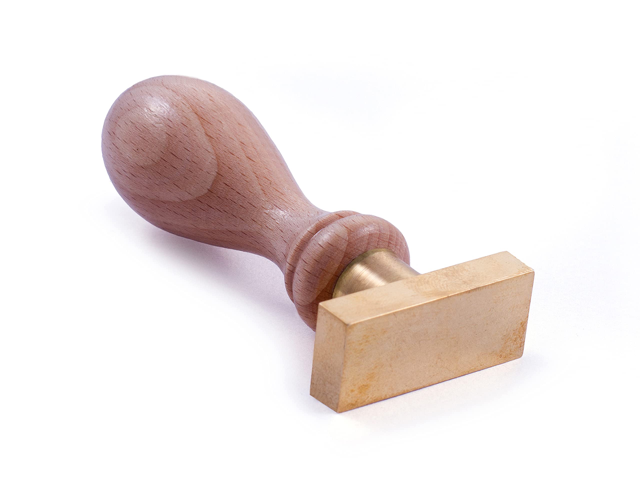 Siegelstempel mit Initialen - rechteckig - 30x20mm