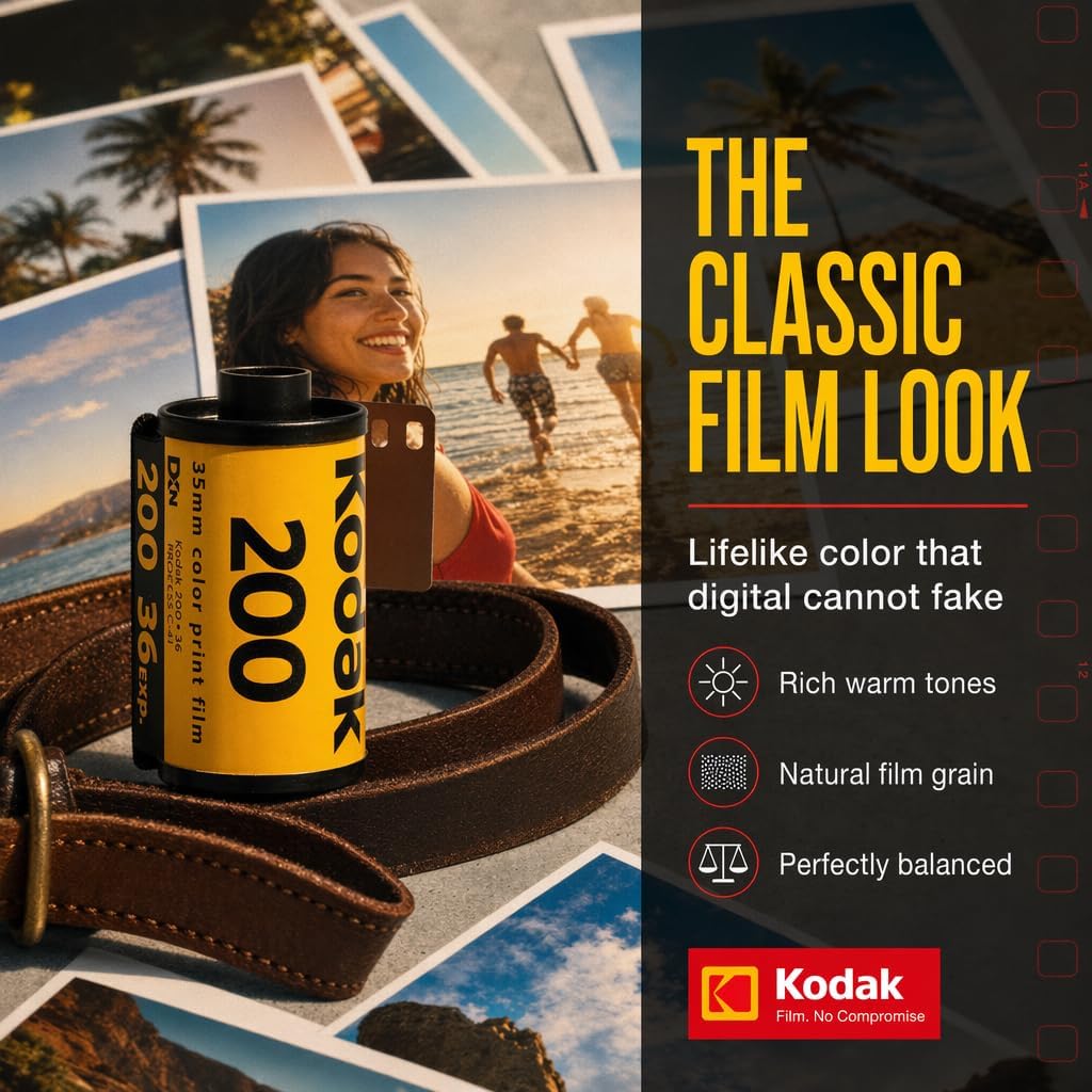 Kodak Gold 200 35mm Film Bundle, 3 Rolls, 36 Exposures Each, for 35mm Film Camera Includes Tudak Premium Microfiber Cloth image 4