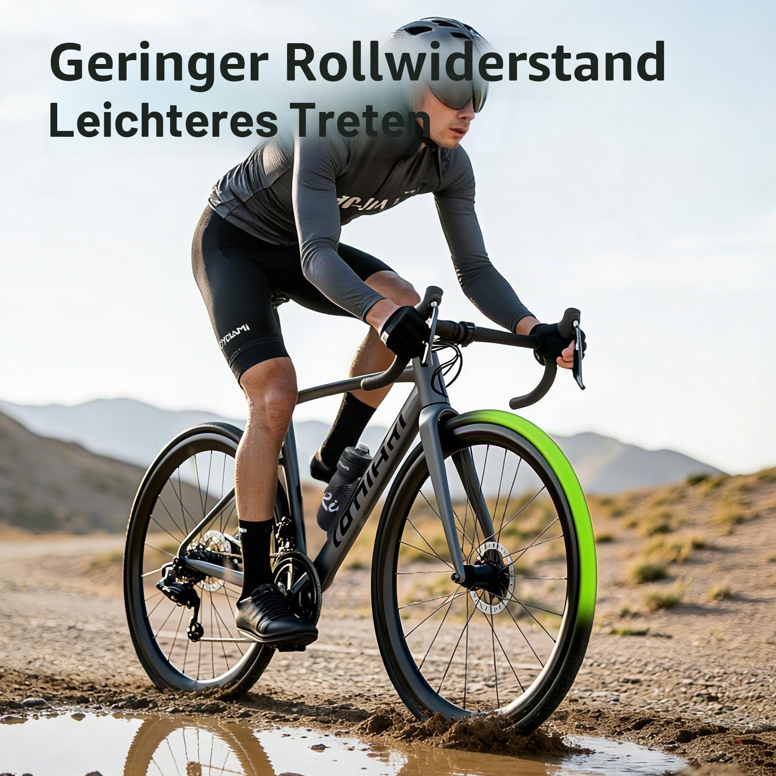 1/2/4 PCS TPU Schlauch Gravel Ultraleichter 50g, Gravel 700C x 32-47-622 & MTB 29 Zoll,TPU Fahrradschläuche -Presta Ventil 45/60mm
