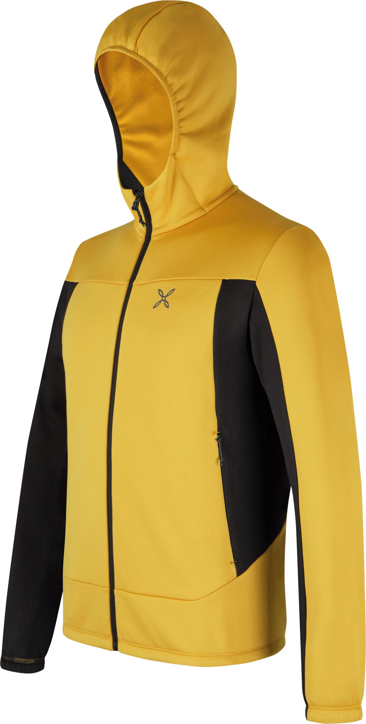 MONTURA Pulse Hooded Uomo, Felpa Full Zip per Outdoor e Tempo Libero