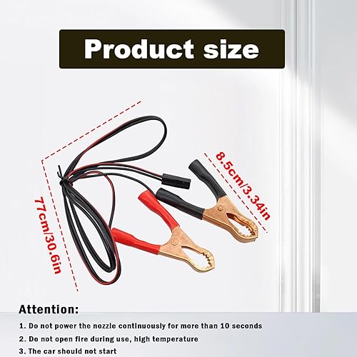 Miniatura 2 de Adaptador limpiador de descarga para inyector de combustible de automóvil, probador de bricolaje, prueba de presión de bomba de combustible,