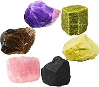Vista 16 de Amazing Gemstone Cristales para el período agradable del ciclo menstrual menstrual, juego de 6 piedras de sangre, cuarzo rosa, piedra lunar