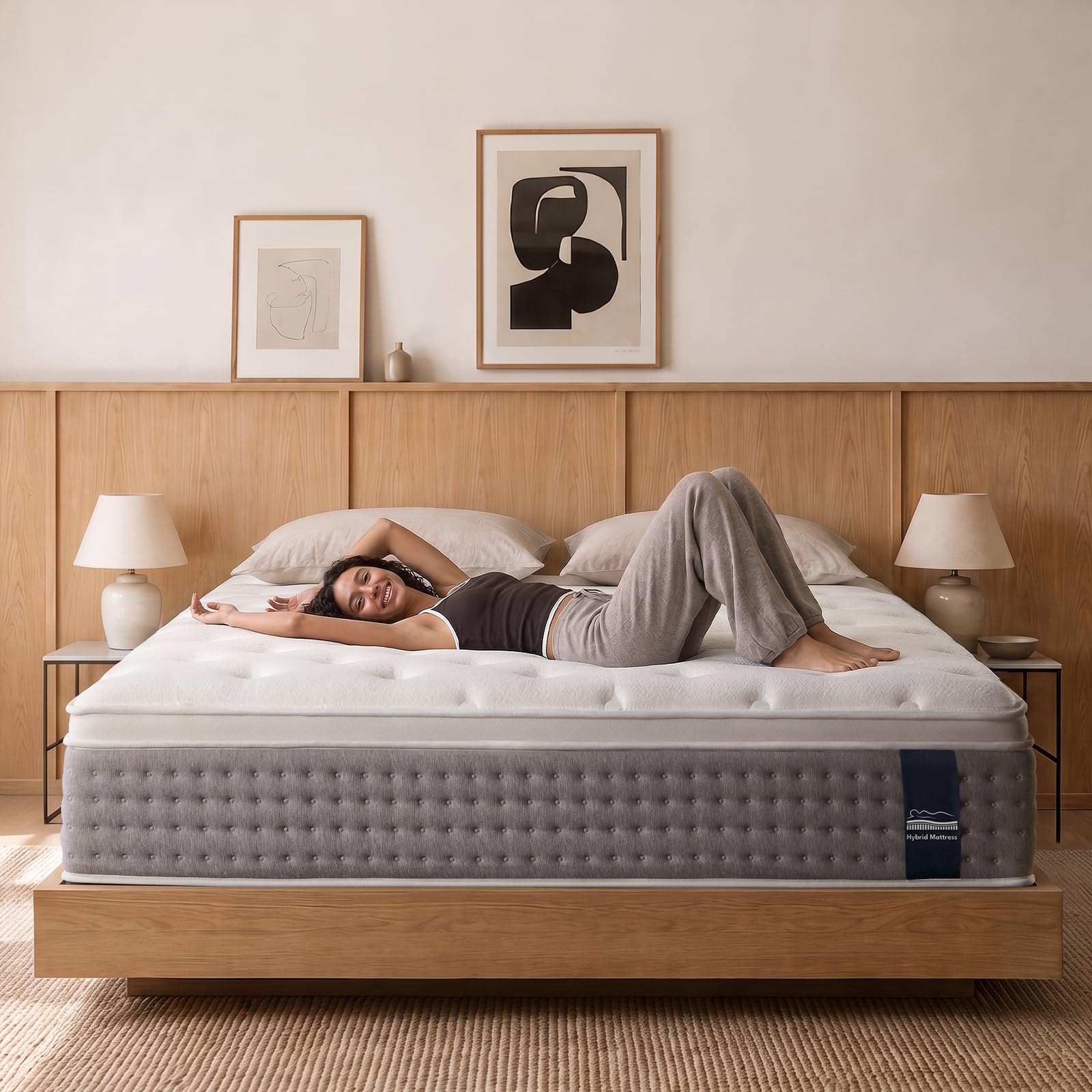 Photo 1 of COMFBOX 12" King Hybrid Mattress