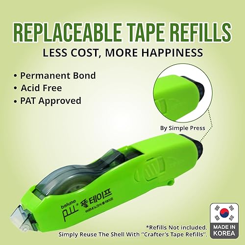 Miniatura 51 de TapeRunner - Cinta adhesiva de doble cara, 5/16 pulgadas por 315 pulgadas, juego de 5 aplicadores