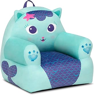 Gabby's Dollhouse Cozee Buddy Kids Chair, Blue