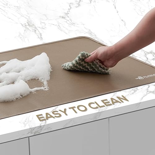 Miniatura 7 de FLASLD Cubiertas superiores, protector de estufa eléctrica resistente al calor, protector de silicona grande impermeable para horno plano para