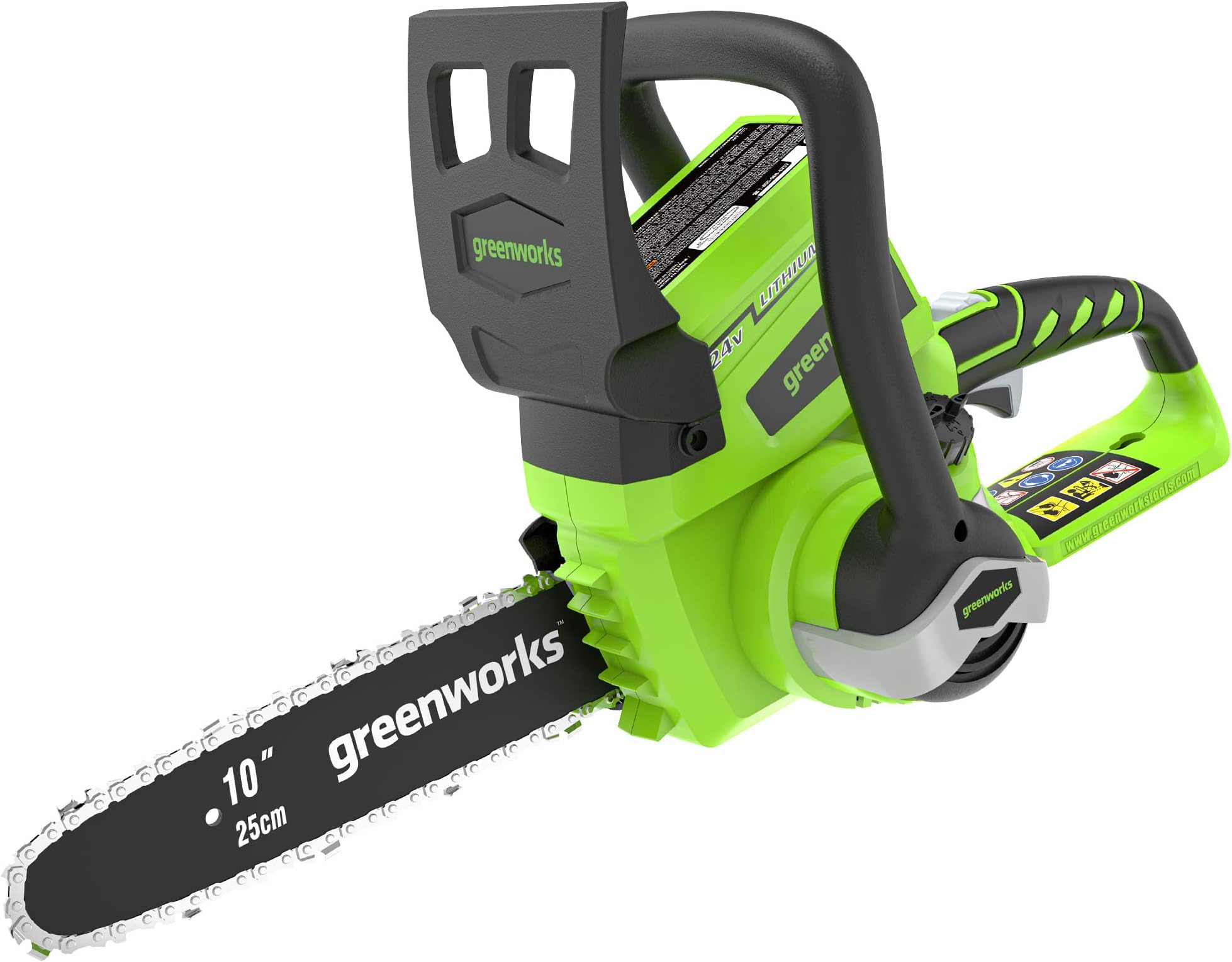 Greenworks 24V 10" Cordless Chainsaw, Tool Only