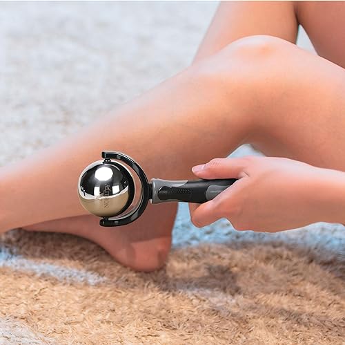 Miniatura 5 de Nobility Rodillo de bola de masaje frío y caliente para el tejido profundo y el dolor muscular para aliviar la rigidez y el estrés, cuerpo, cuello,