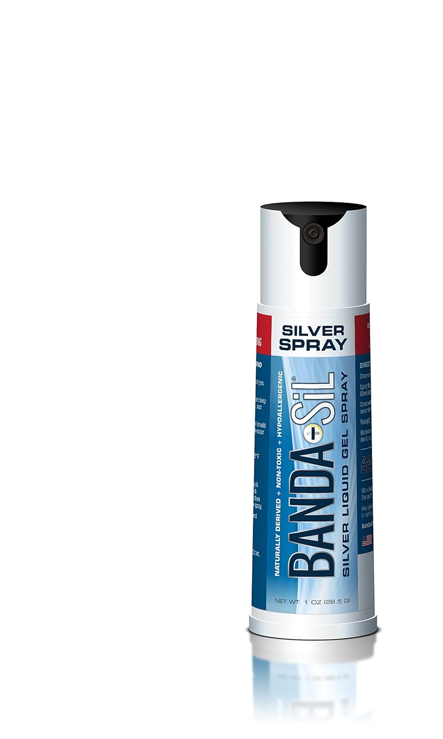 Banda-Sil Silver Liquid Gel Spray, 1oz : Health & Household