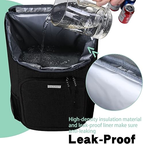 Miniatura 49 de BAGLHER Mochila Nevera Térmica Ligera Aislada - 30 Latas, A Prueba de Fugas para Almuerzo, Picnic, Senderismo, Viajes de Campamento Núcleo