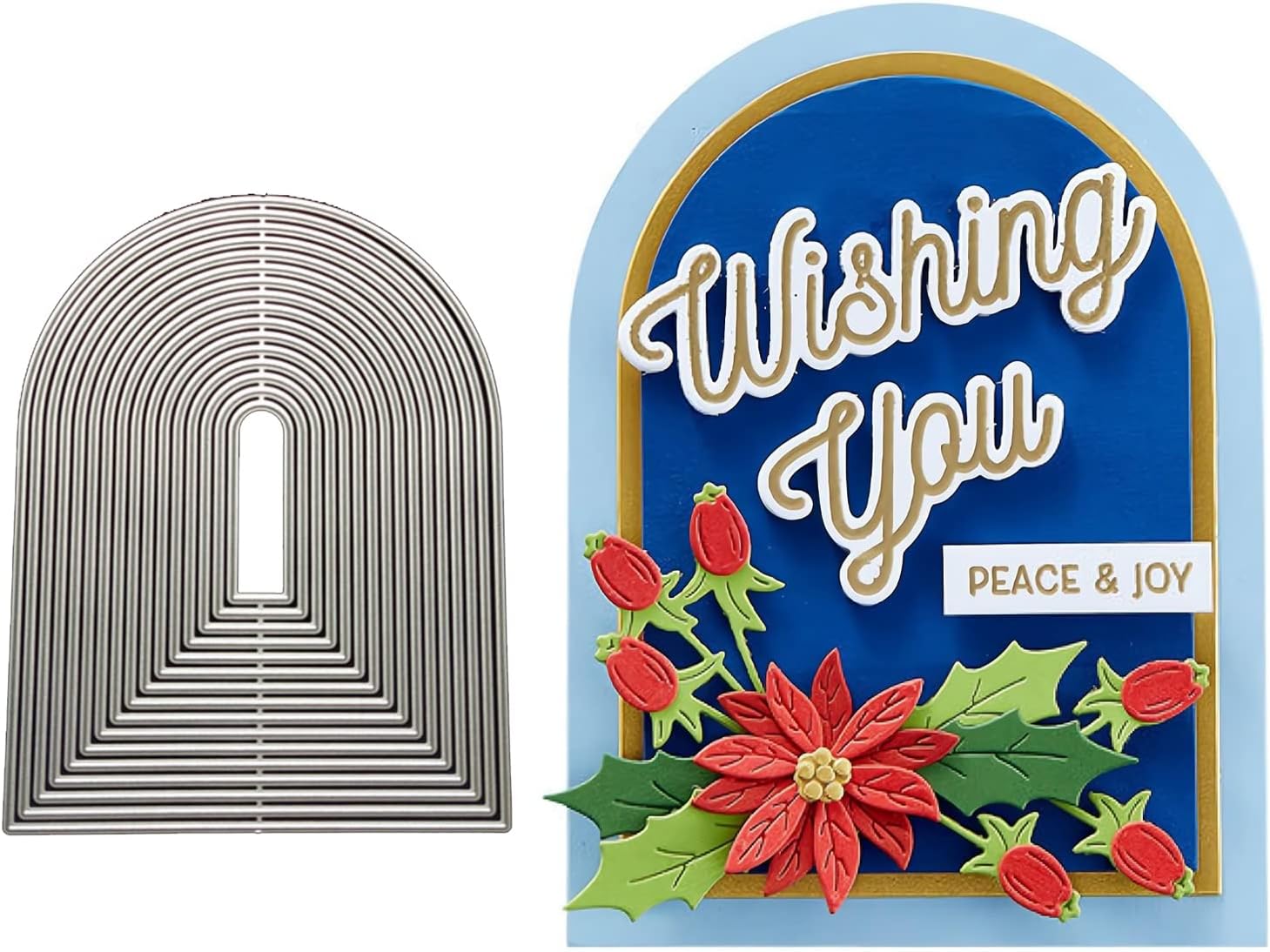 Arch Metal Die Cuts for Card Making,Cutting Dies Cut Stencils for DIY Scrapbooking Photo Album Decorative Paper Crafting Embossing Template