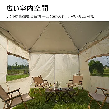 雑誌で話題★ テント 高耐水 UVカット ヴィンテージセピア 他カラー有 ☆雑誌で話題☆ テント 高耐水 UVカット ヴィンテージセピア 他