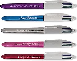 Stylo 4 Couleurs Brillant Personnalis
