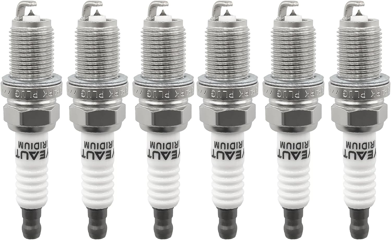 OYEAUTO Iridium Spark Plugs 6 Pack BKR6EIX-11 3764 Fit for Toyota Corolla Camry Sienna Audi A4 A5 A6 Quattro Honda Civic Nissan Sentra Frontier BKR6EIX 7090 BKR5EGP