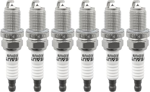 Miniatura 42 de Bujía de iridio 6240, 6 piezas 22401-5M015 PLFR5A11 compatible con Toyota 2002-2024, BMW 2004-2015, NISSAN 2000-2021, Lexus 2005-2024, VOLVO