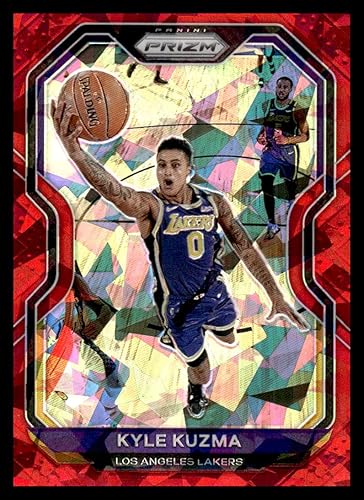 2020-21 Panini Prizm Prizms Red Ice #244 Kyle Kuzma NM-MT Los Angeles Lakers Basketball Trading Card