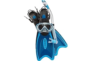 Discover the Underwater Realm with Cressi Palau Mask, Fin, and Snorkel Set,...