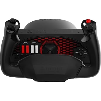 HONEYCOMB Aeronautical Alpha Flight Controls Yoke & Switch Panel in Aviation Quality for Flight Simulators Universal control system for Simmer flight students and pilots flight simulator for PC
