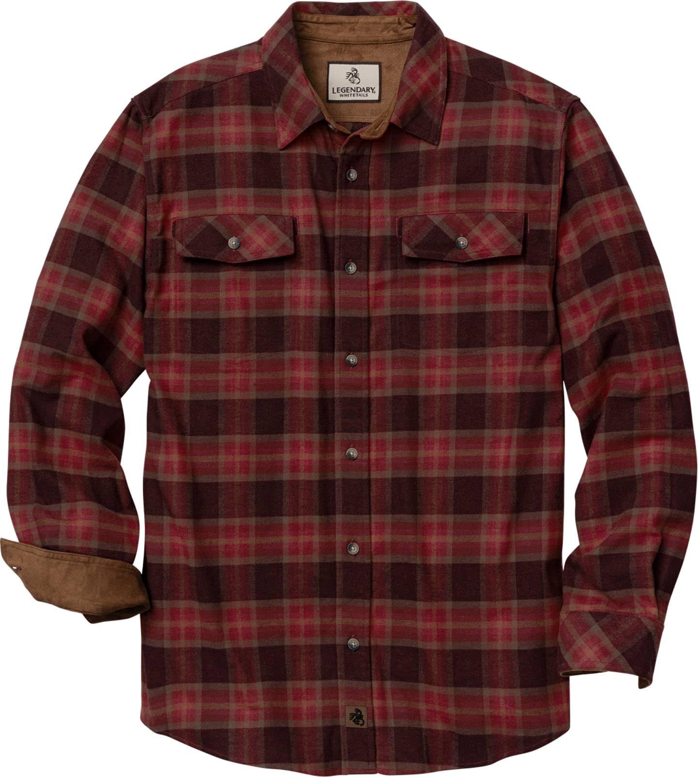 Legendary Whitetails Men's Hunter's Aim Legendary Flannel Shirt, 4XL Big