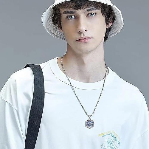 Miniatura 2 de ONEFINITY Collar de brújula de plata esterlina con nudo celta, collar de graduación, amistad, talismán, viaje, inspirador, regalo de graduación,