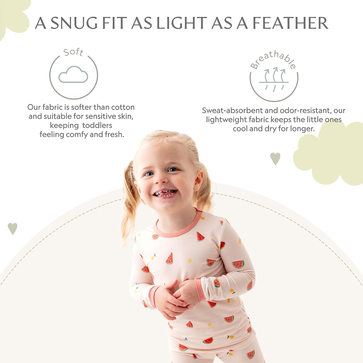 Bamboo Little Toddler Pajamas Soft Breathable Long Sleeve Set- Bulldog-2T image 2