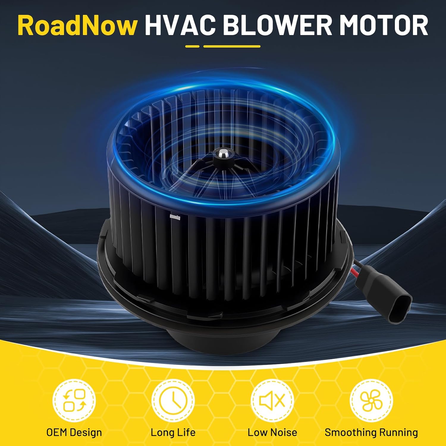 700164 HVAC Blower Motor Fit for Cadillac Escalade 2007-2014, for Chevrolet Avalanche 2007-2014, for Chevrolet Silverado Suburban Tahoe, for GMC Sierra Yukon Blower Motor Replacement 22741027