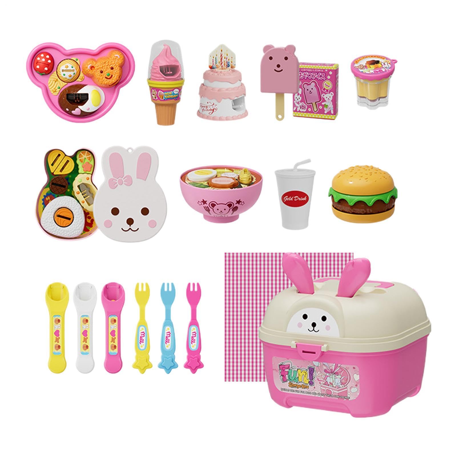 Pretend Play Food Set - Strawberry Pudding Toy | Role Play Kitchen