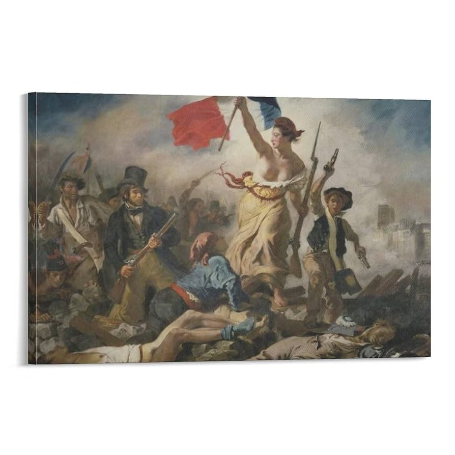 Amazon.co.jp: ウジェーヌ・ドラクロア ポスター 「民衆を導く