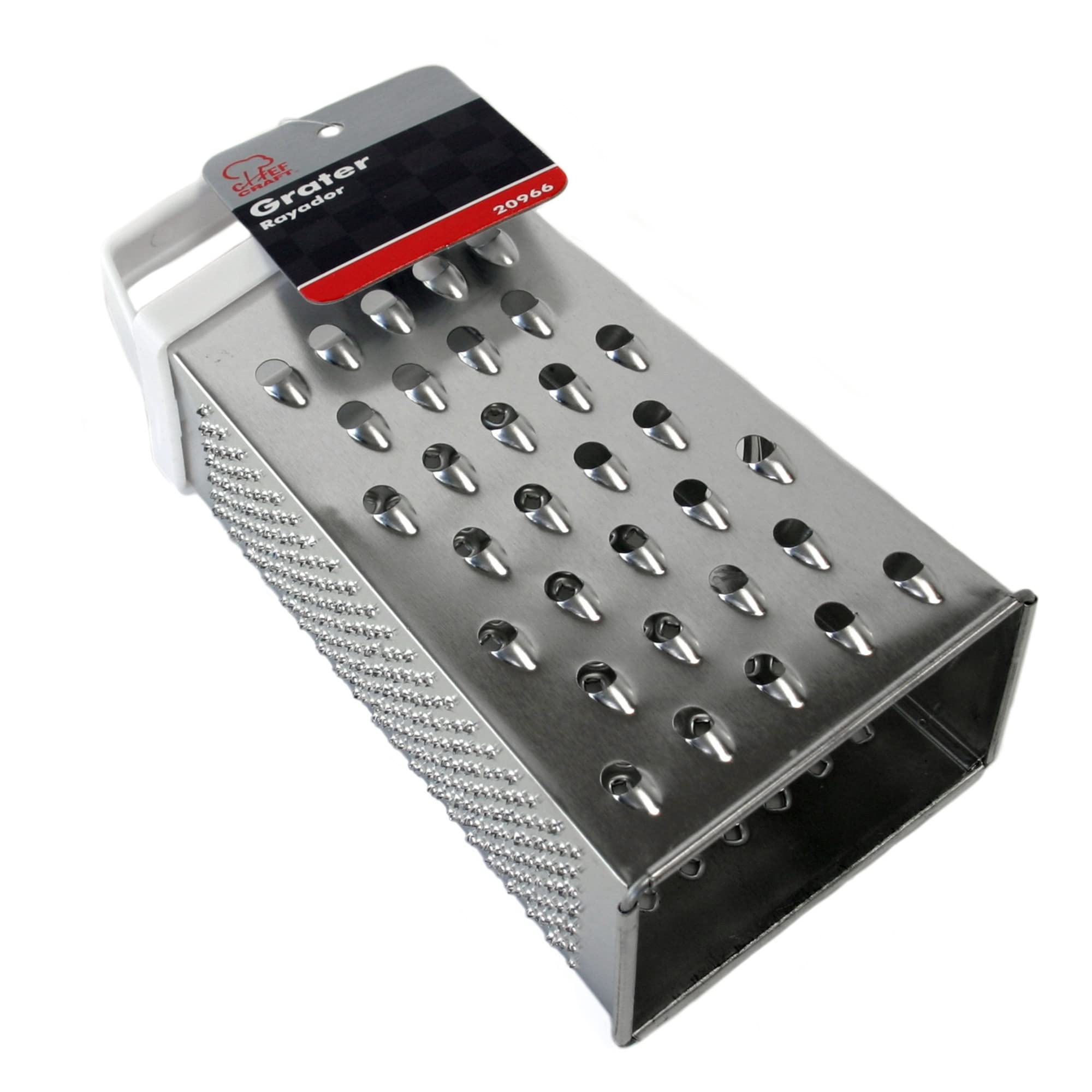 Chef Craft Tin-Plated Pyramid Grater, 6.75 inches in length, Stainless Steel - Image 2