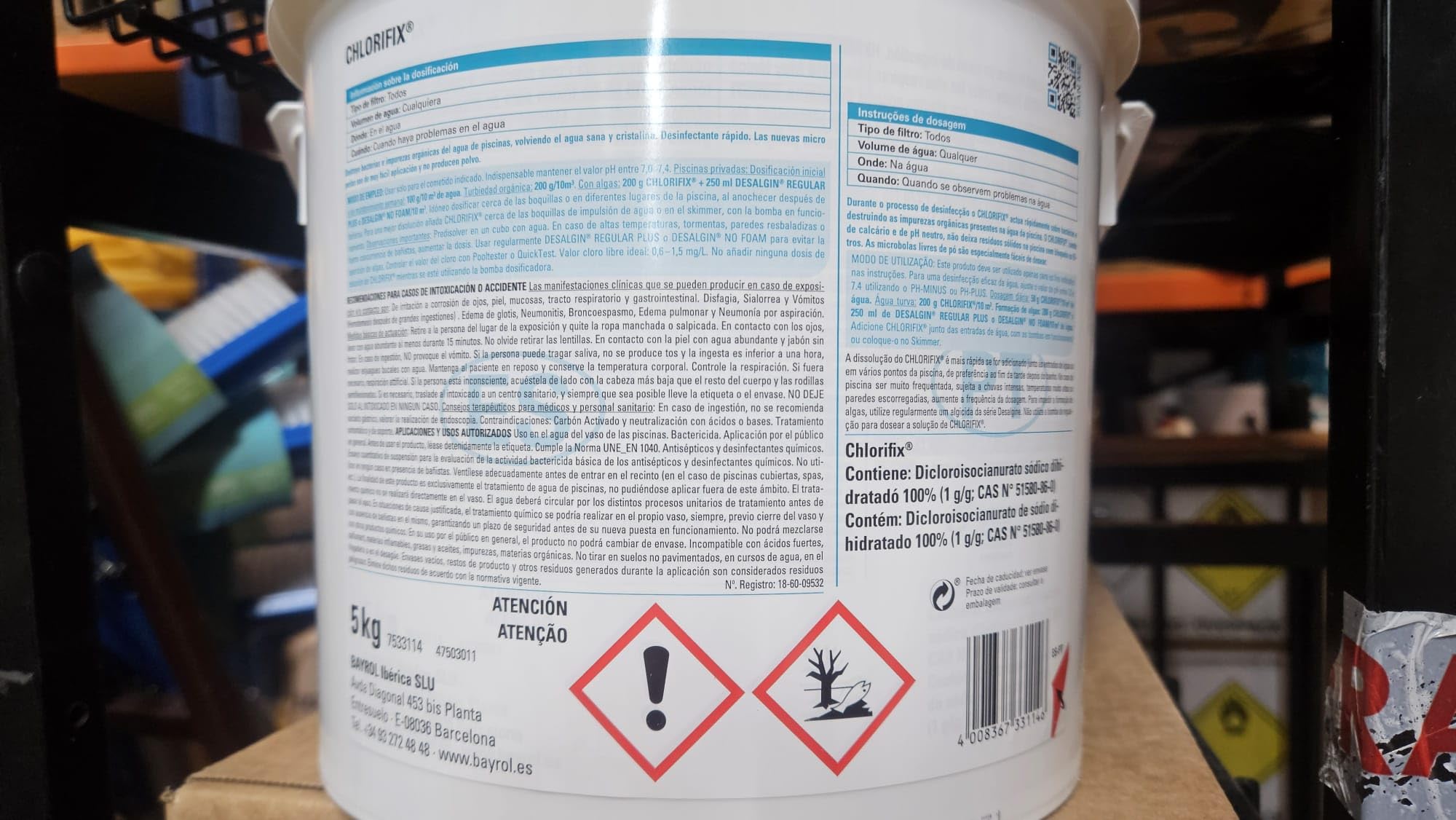 Chlorifix Bayrol 5KG Bio
