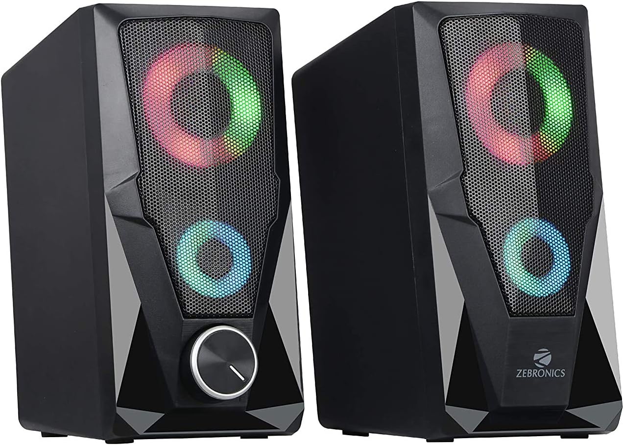 Zebronics Zeb-Warrior 2.0 Multimedia Speaker With Aux Connectivity,USB Powered And Volume Control
