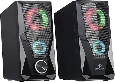 Zeb-Warrior 2.0 Multimedia Speaker With Aux Connectivity,USB Powered And Volume Control