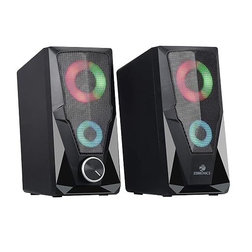 Zebronics Zeb-Warrior 2.0 Multimedia Speaker with Aux Connectivity,USB Powered and Volume Control
