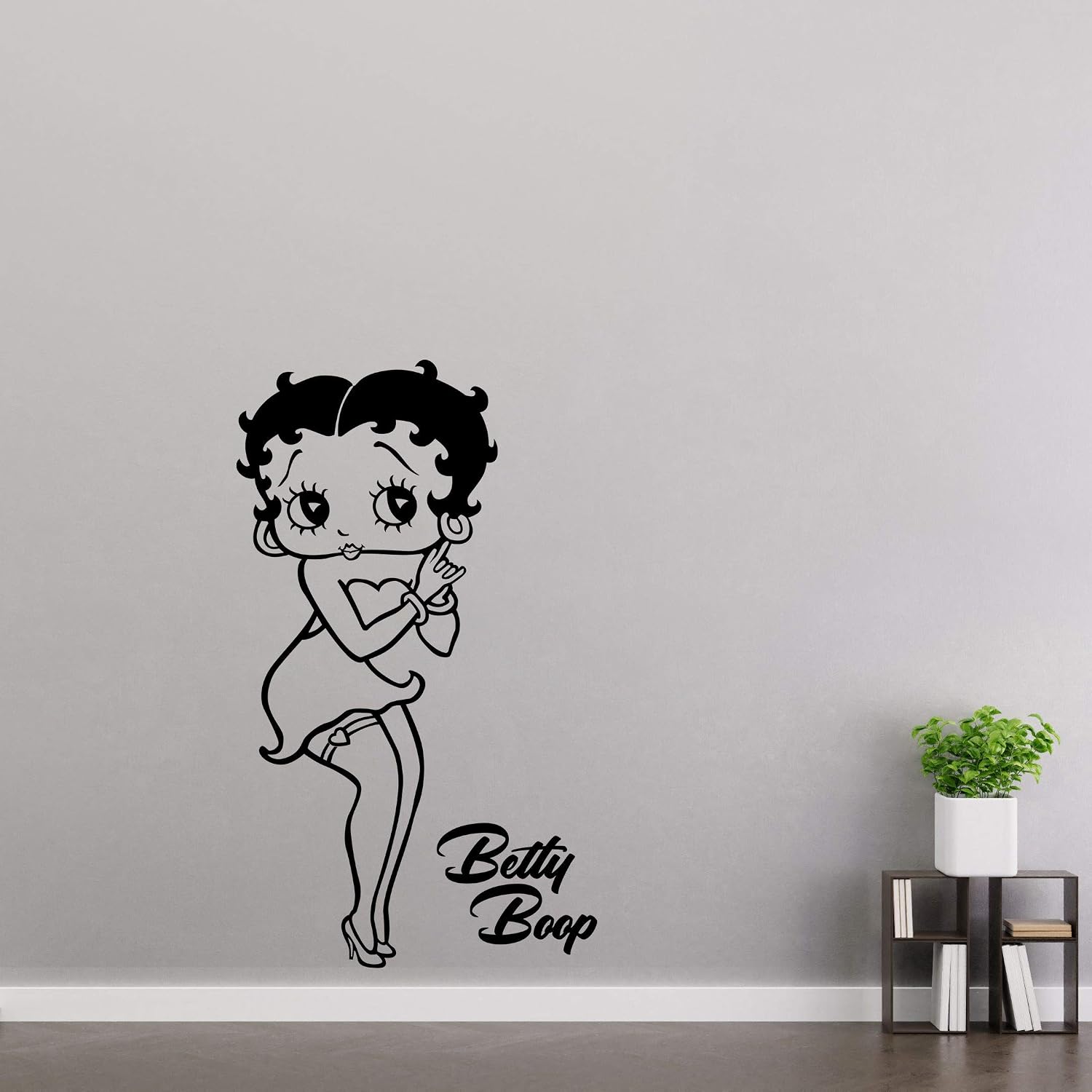 Vinyl Wall Decal: Betty On Angels Pose - Character Icon 15" x 20" Kids Girls Room Bedroom Home Sticker Décor