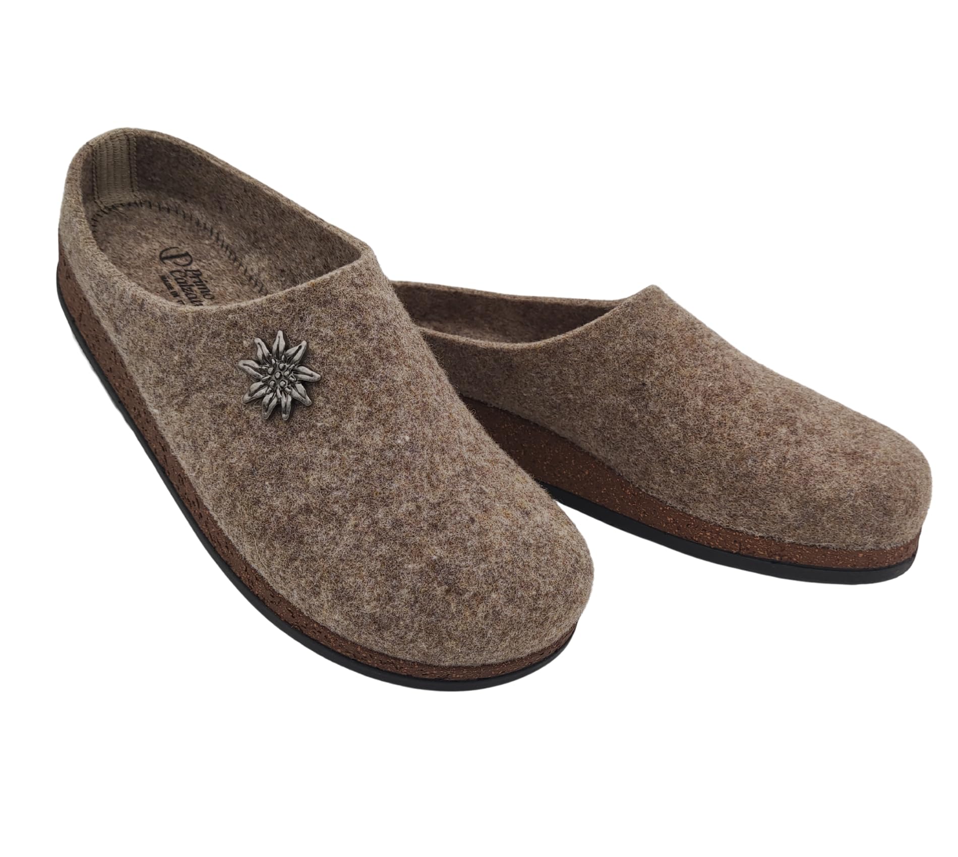 Ottime Ciabatte Uomo Invernali, Pantofole Tirolesi in Lana per Casa 100% Made in Italy
