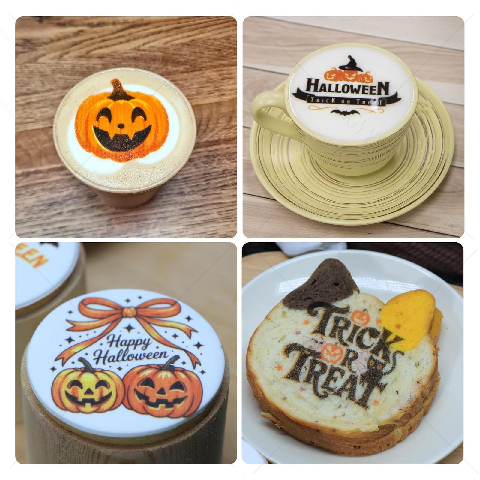 Coffee Printer Automatic 3D Latte Machine, One‑Touch DIY Food Print per Torte E caffè, QR Tavolo per Stampa Istantanea Dopo Scansione Ospiti. 3ColorsWhite