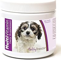 Vista 210 de Healthy Breeds Multivitamínico siberiano Husky para perros, suplemento diario recomendado por veterinarios, sabor a tocino, 60 masticables suaves