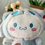 Cinnamoroll Plush Doll 8",Lovely Cartoon Anime Cinnamoroll Character Cute Big Ear Dog Plush Toy Doll Gifts for Game Fans and Kids Birthday