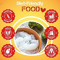 Vista 4 de Fusion Select Paquete variado de 8 fideos orgánicos Konjac - Arroz Shirataki, pelo de ángel, espaguetis, nudos, vegano, paleo, fideos para pasta