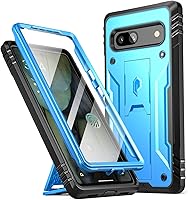 Vista 1 de Poetic Revolution - Funda para Google Pixel 7A 5G, protector de pantalla integrado funciona con identificación de huellas dactilares, carcasa