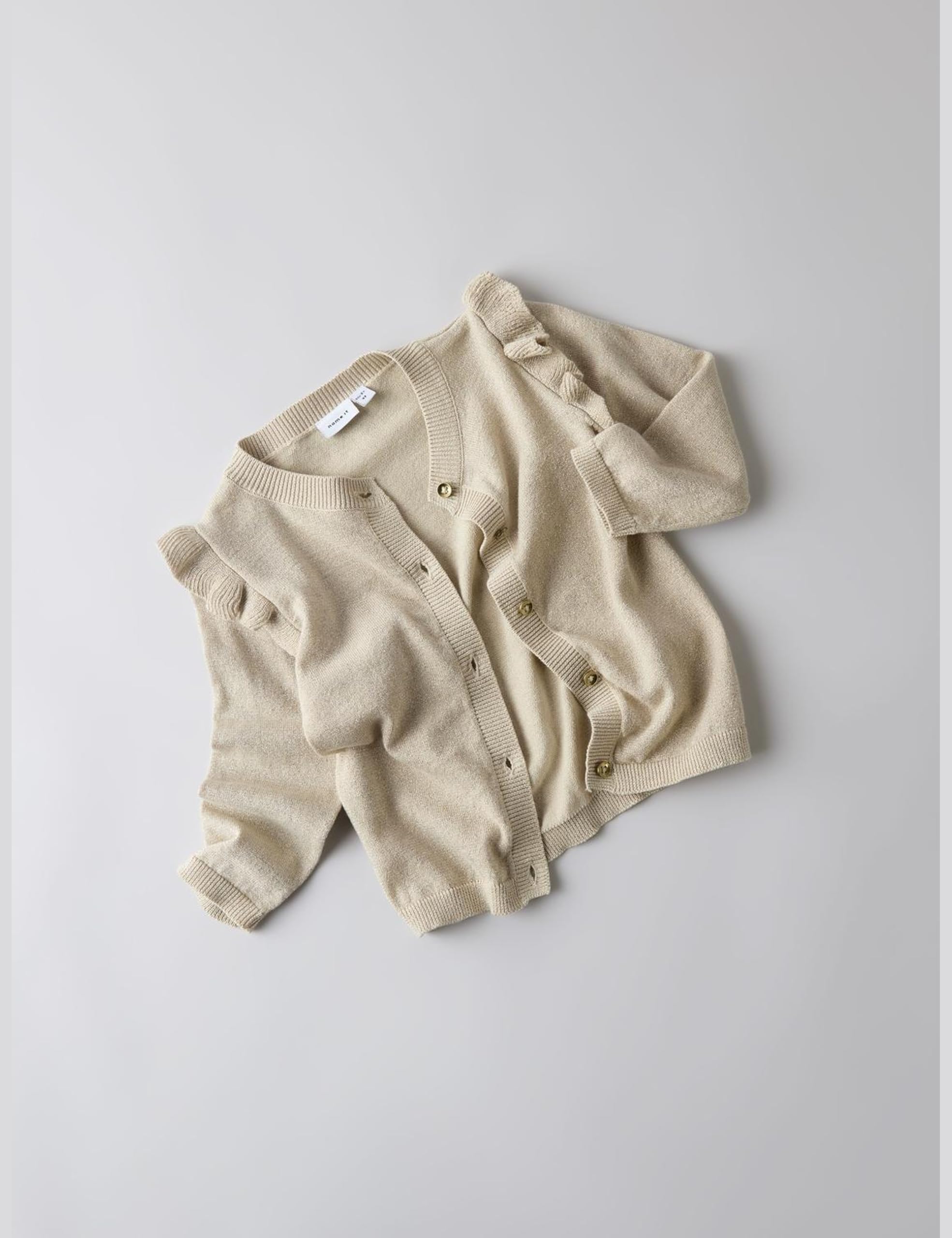 NAME IT Nmfabinne LS Knit Card Noos para Niñas