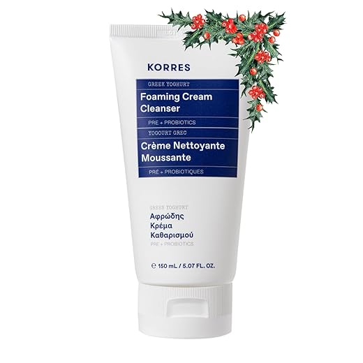 KORRES Greek Yoghurt Foaming Cream Cleanser 150 Ml, 5.01 fl. oz.