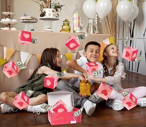 Miniatura 6 de Caja de regalo sorpresa de cumpleaños, caja de regalo sorpresa para dinero, caja sorpresa de explosión, caja de regalo de explosión en efectivo,