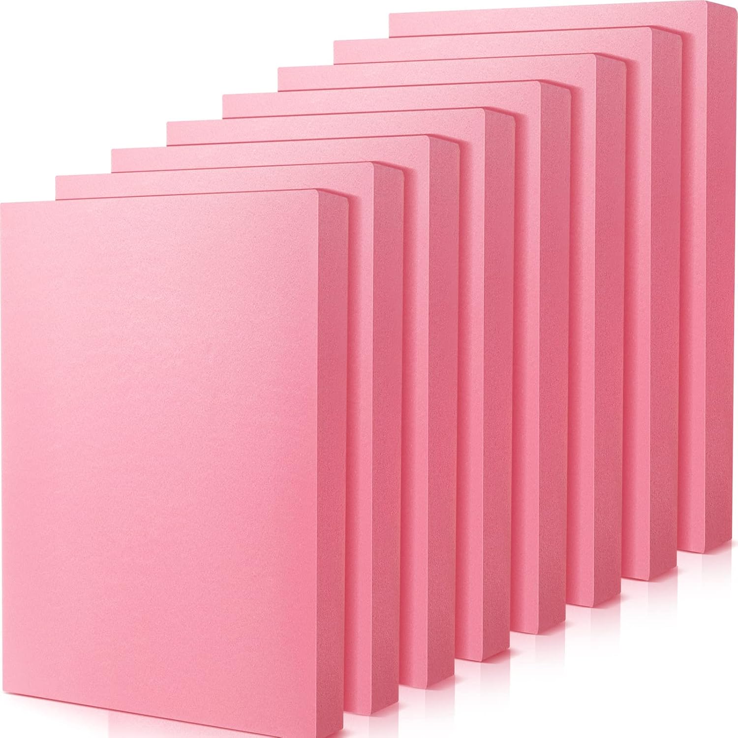 Frienda 8 Pcs Pink Insulation Foam 7.5 x 12 x 2 Inch Thick Insulation