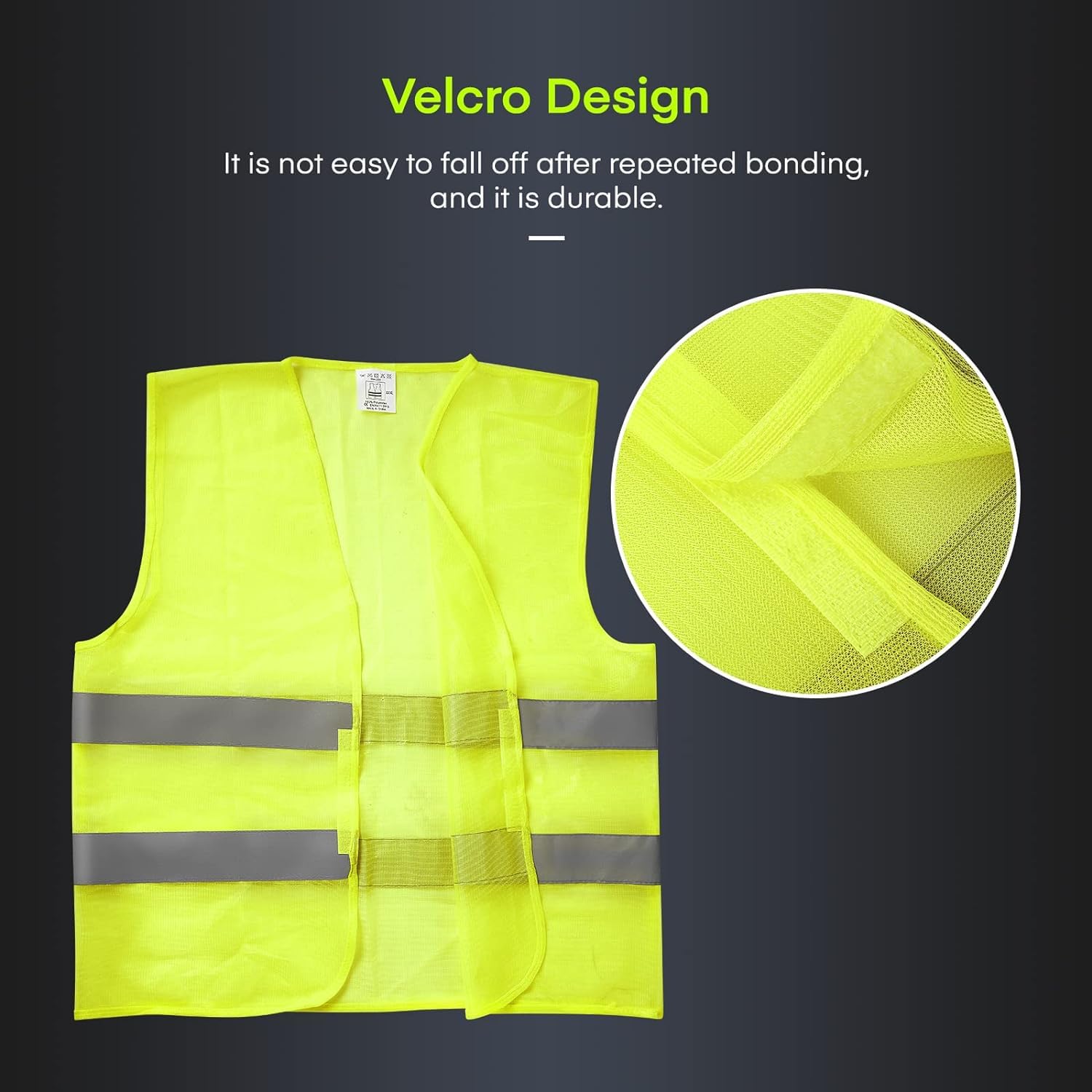Lot 10 Gilets De Sécurité Réfléchissants Jaunes Haute Visibilité - Respirants Avec Velcro Pour Travail