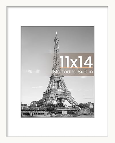 Vista 225 de upsimples - Portarretratos de 8.5 x 11 pulgadas, para fotos de 6 x 8 pulgadas con paspartú o de 8.5 x 11 pulgadas sin paspartú, marcos de fotos