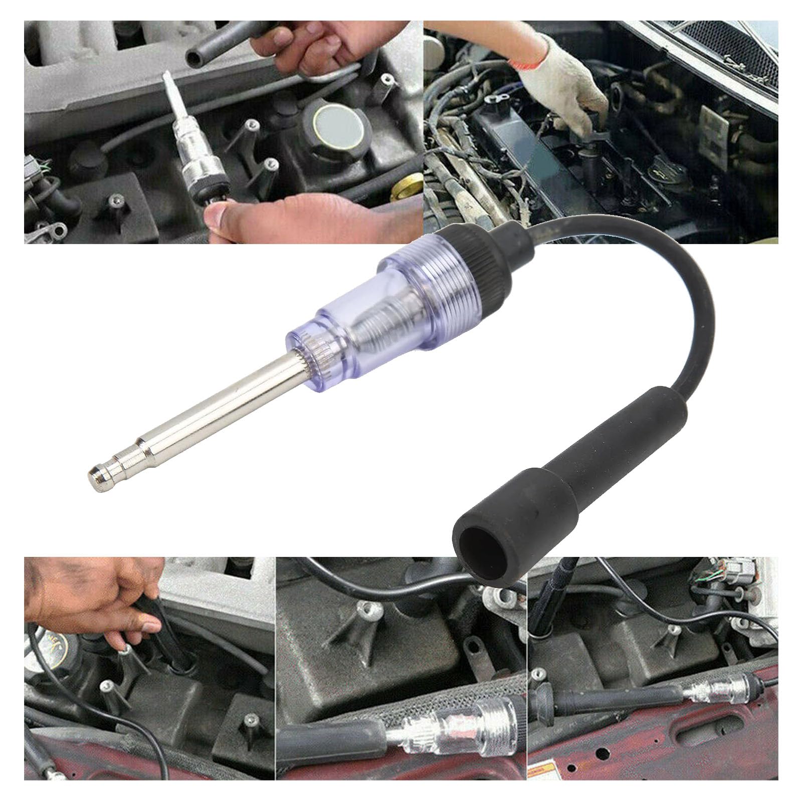 Tester di Accensione per Auto, Moto e Tosaerba - Tester per Scintille e Candele di Accensione